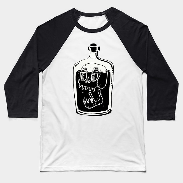 Poison Baseball T-Shirt by Ketzugram